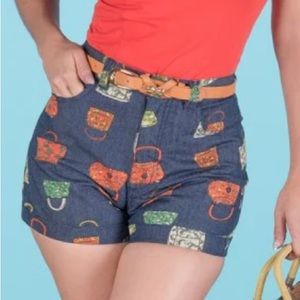 The Chica Shorts in Purse Print 👛